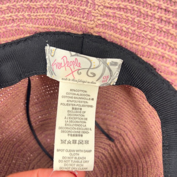 Free People Dylan Distressed Straw Cowboy Hat Beach‎ Sun Hat Boho - Picture 10 of 10